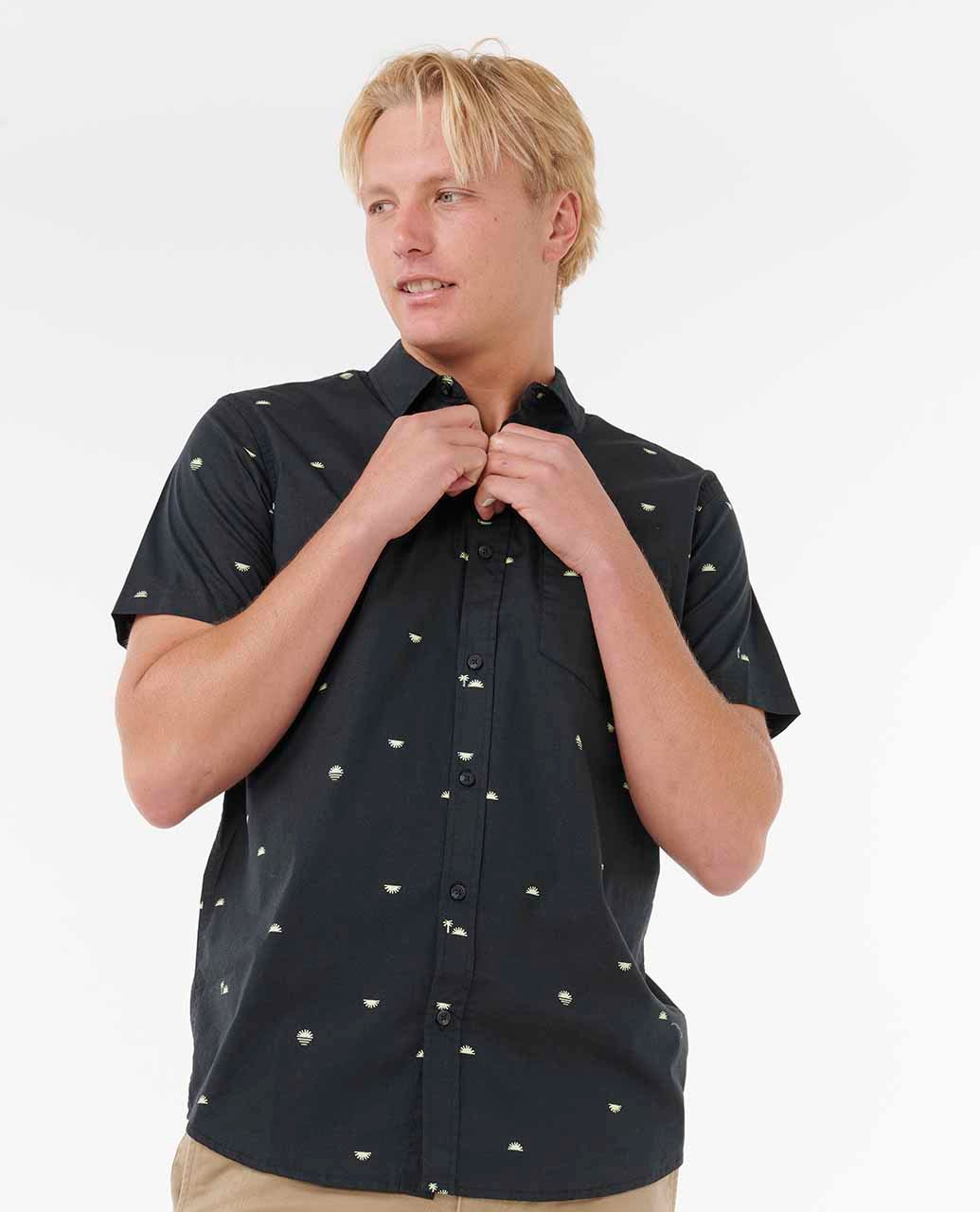 Rip Curl Men Microsun Short Sleeve Shirt