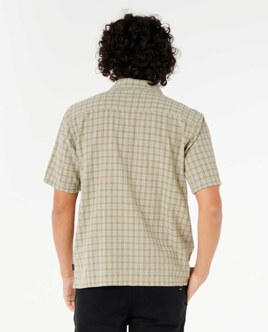 Rip Curl Men Classic Surf Check Short Sleeve Shirt
