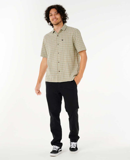 Rip Curl Men Classic Surf Check Short Sleeve Shirt