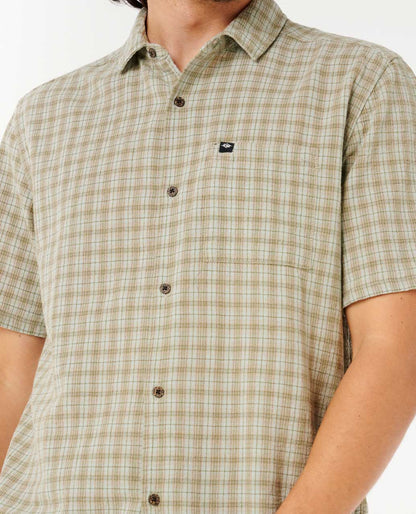 Rip Curl Men Classic Surf Check Short Sleeve Shirt