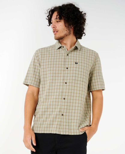 Rip Curl Men Classic Surf Check Short Sleeve Shirt
