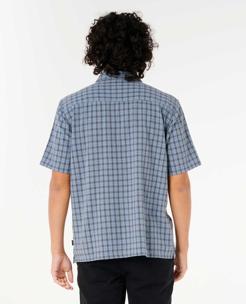Rip Curl Men Classic Surf Check Short Sleeve Shirt