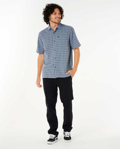 Rip Curl Men Classic Surf Check Short Sleeve Shirt