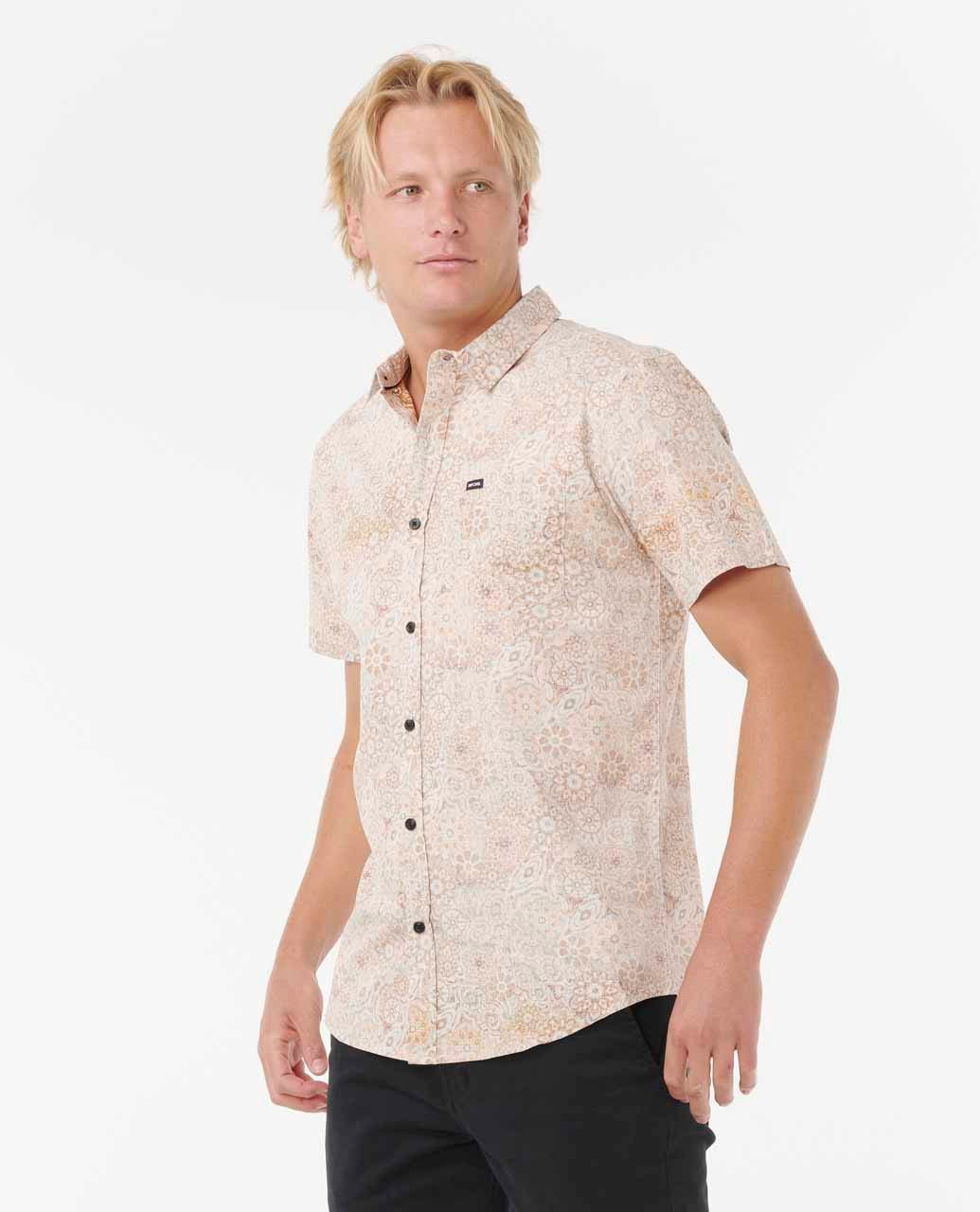 Rip Curl Men Spirograph Short Sleeve Shirt