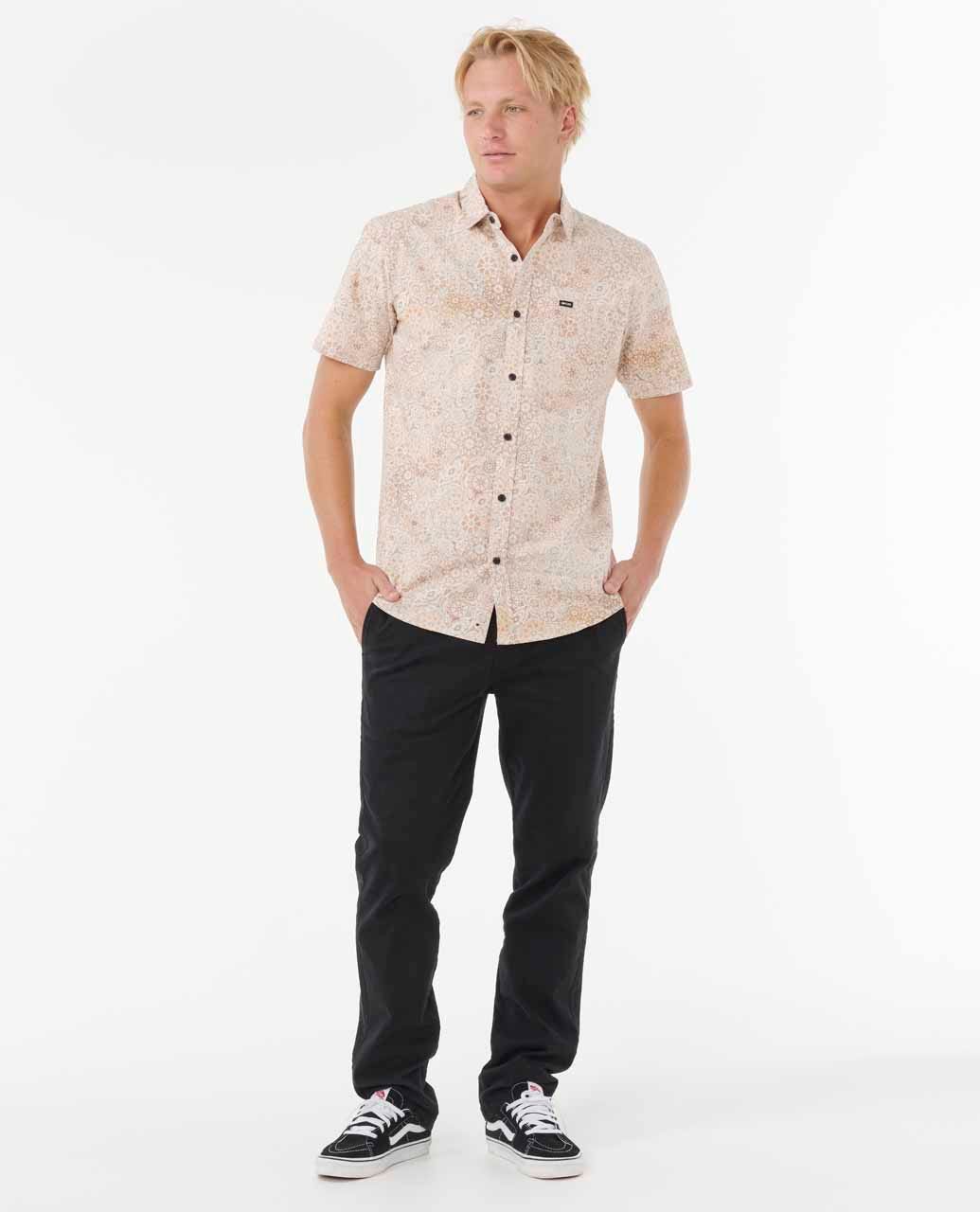 Rip Curl Men Spirograph Short Sleeve Shirt