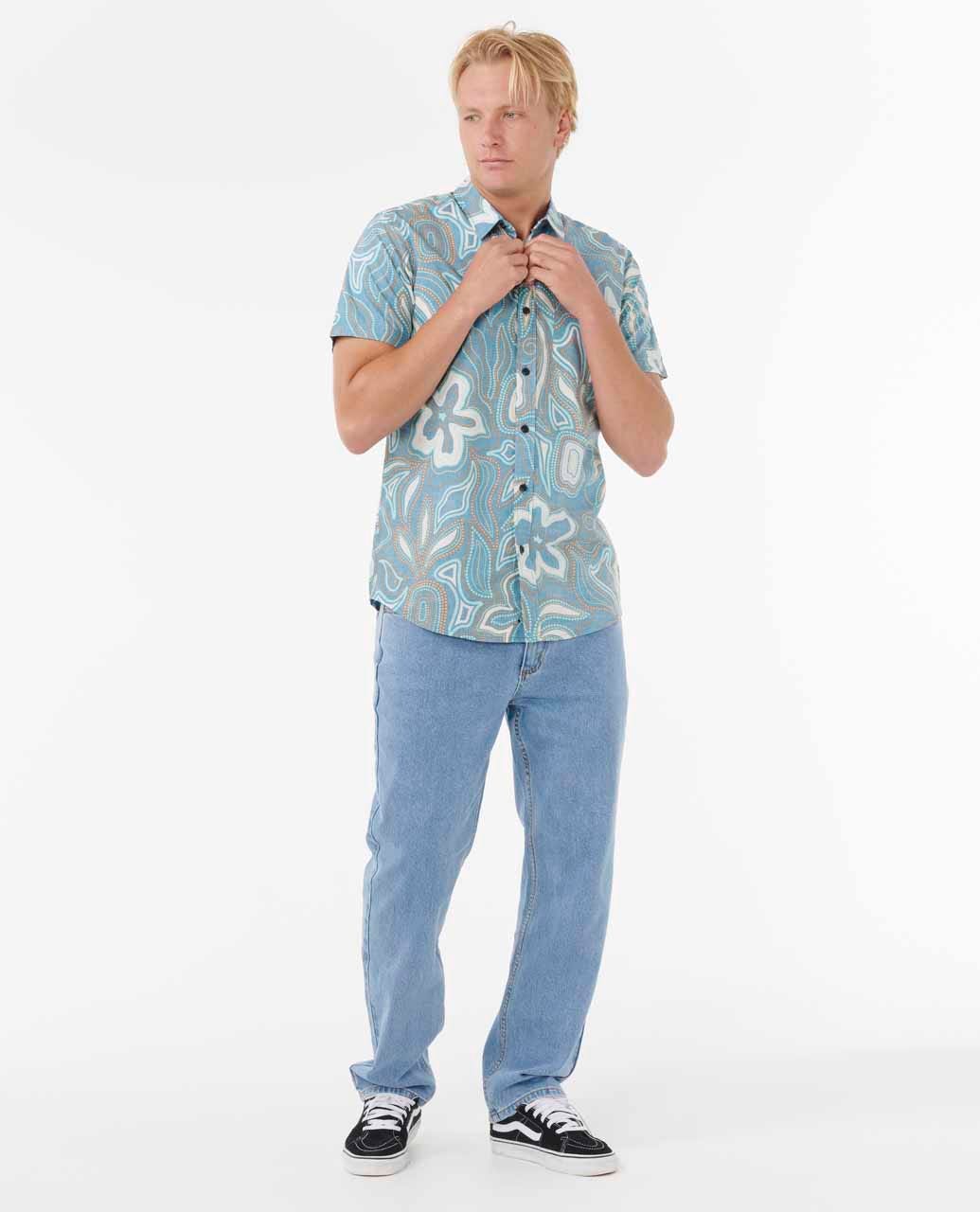 Rip Curl Men Barrel Killa Short Sleeve Shirt