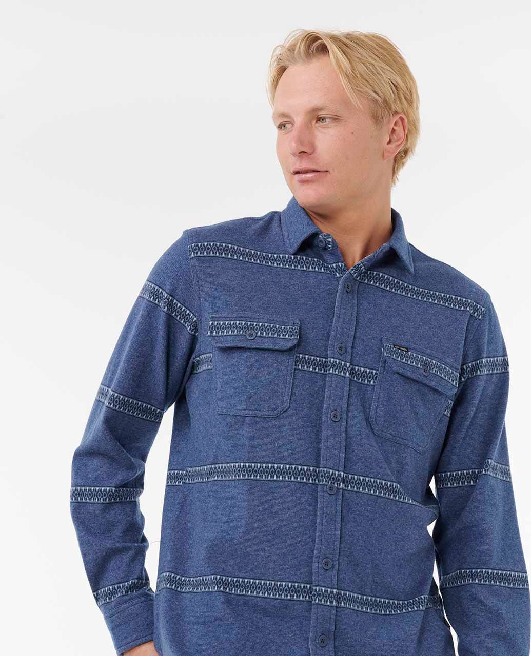 Rip Curl Men Grid Long Sleeve Shirt
