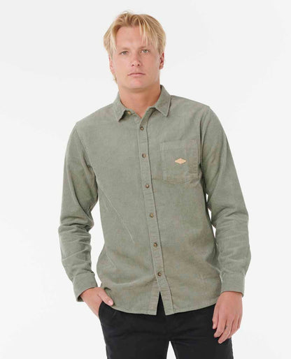 Rip Curl Men Classic Surf Cord Long Sleeve Shirt