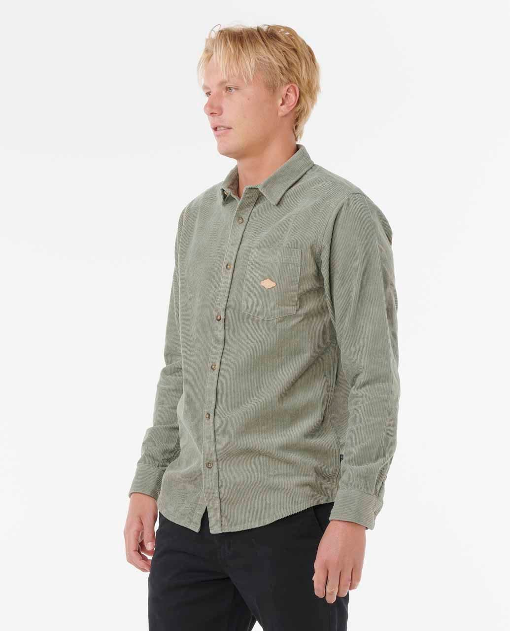 Rip Curl Men Classic Surf Cord Long Sleeve Shirt