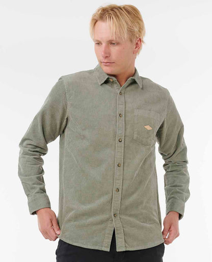 Rip Curl Men Classic Surf Cord Long Sleeve Shirt
