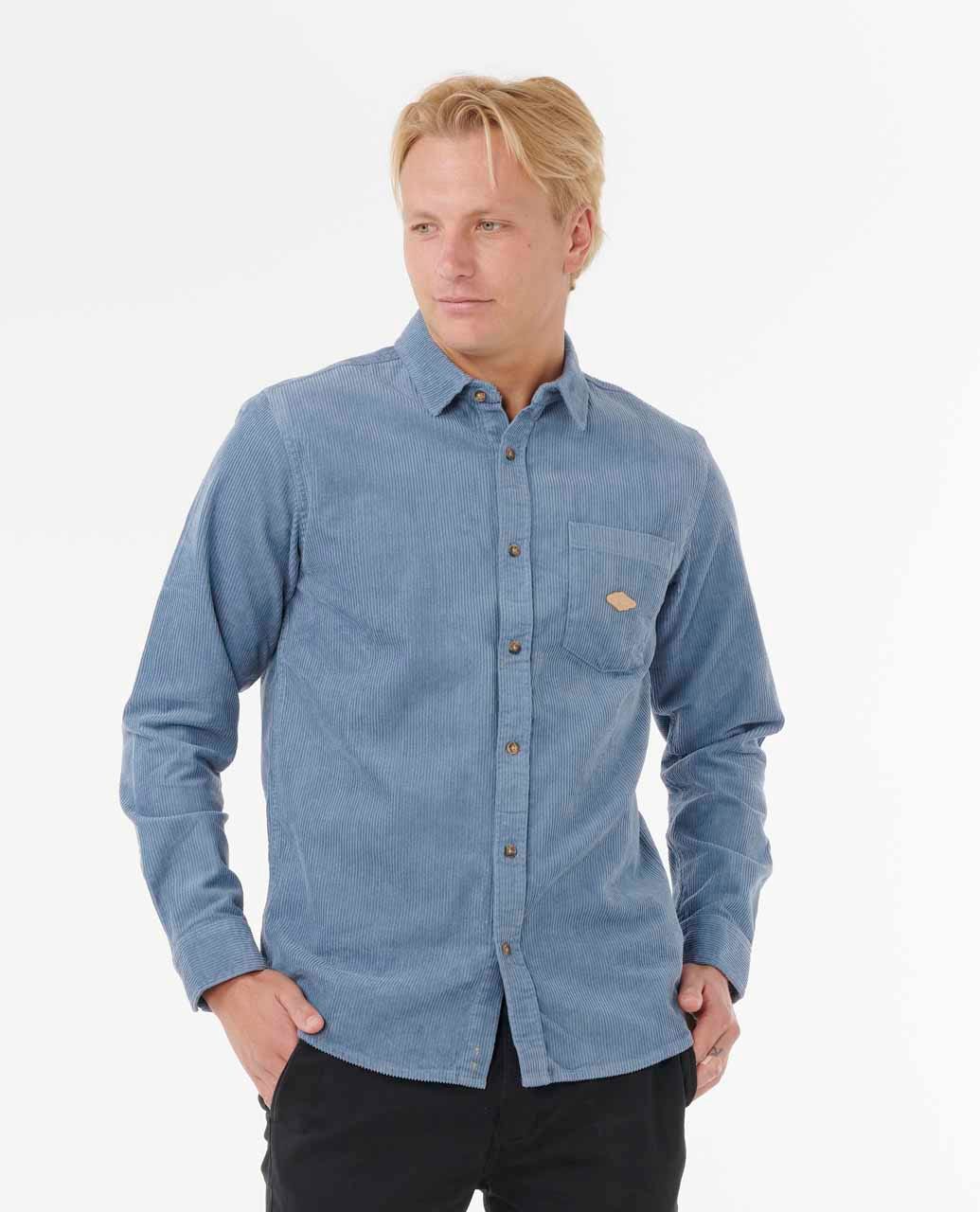 Rip Curl Men Classic Surf Cord Long Sleeve Shirt