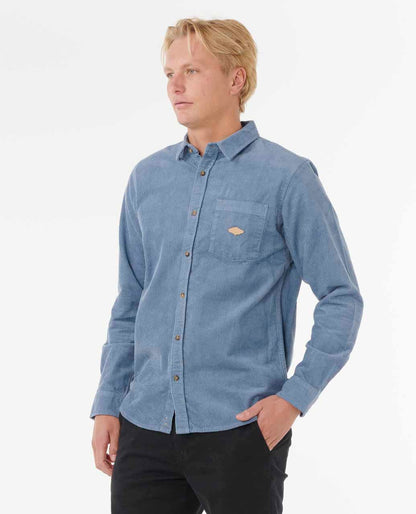 Rip Curl Men Classic Surf Cord Long Sleeve Shirt