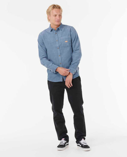 Rip Curl Men Classic Surf Cord Long Sleeve Shirt