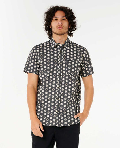 Rip Curl Men Fun Times Ditsy Short Sleeve Shirt