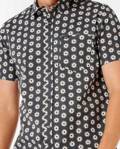 Rip Curl Men Fun Times Ditsy Short Sleeve Shirt