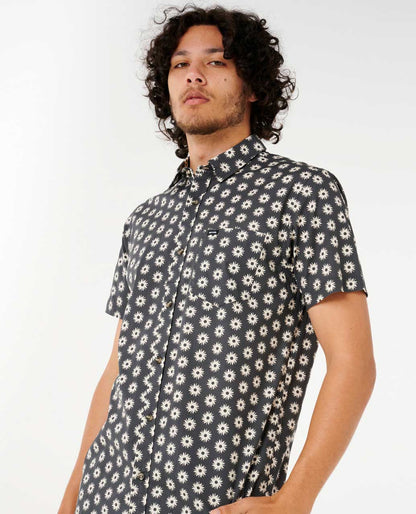 Rip Curl Men Fun Times Ditsy Short Sleeve Shirt