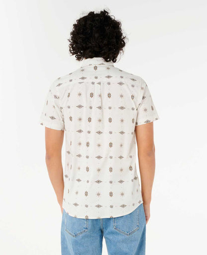 Rip Curl Men Diamond Micro Short Sleeve Shirt