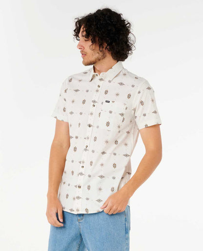 Rip Curl Men Diamond Micro Short Sleeve Shirt