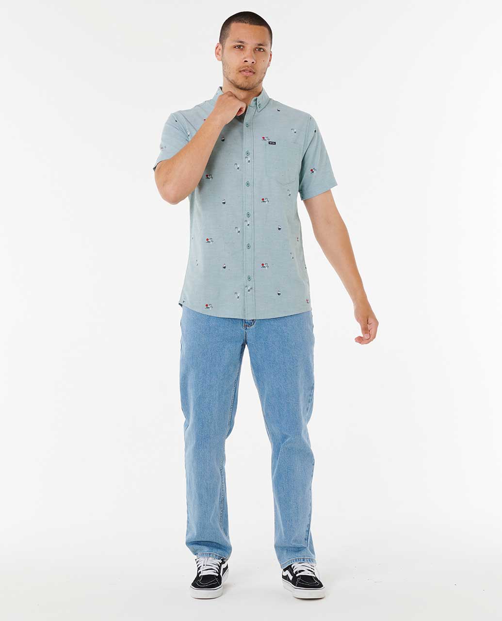 Rip Curl Men Skelly Breach Short Sleeve Shirt