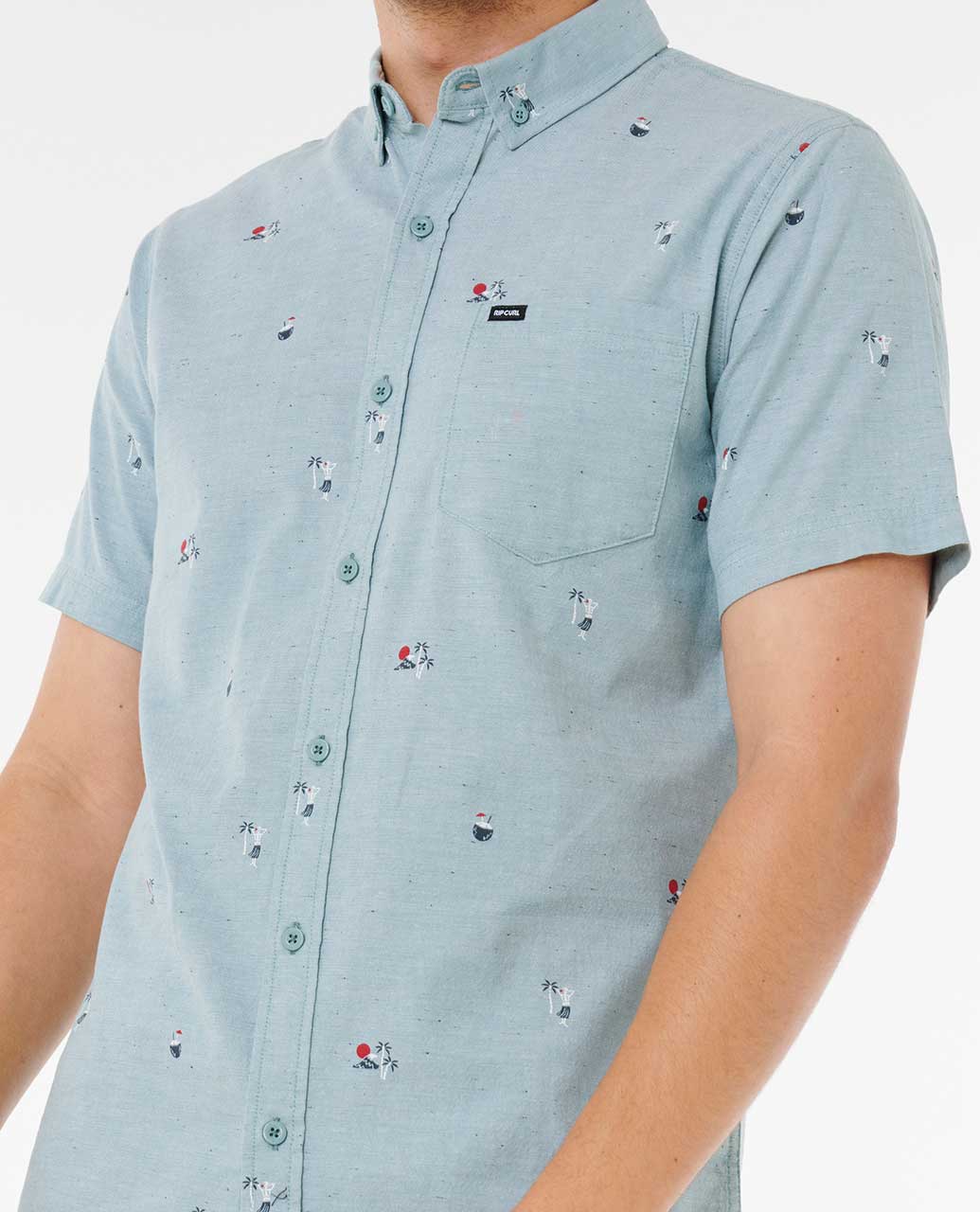 Rip Curl Men Skelly Breach Short Sleeve Shirt