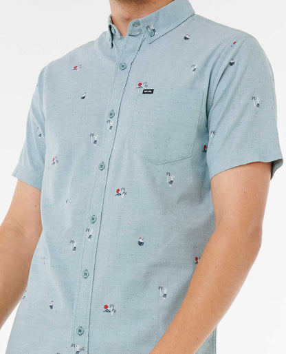 Rip Curl Men Skelly Breach Short Sleeve Shirt