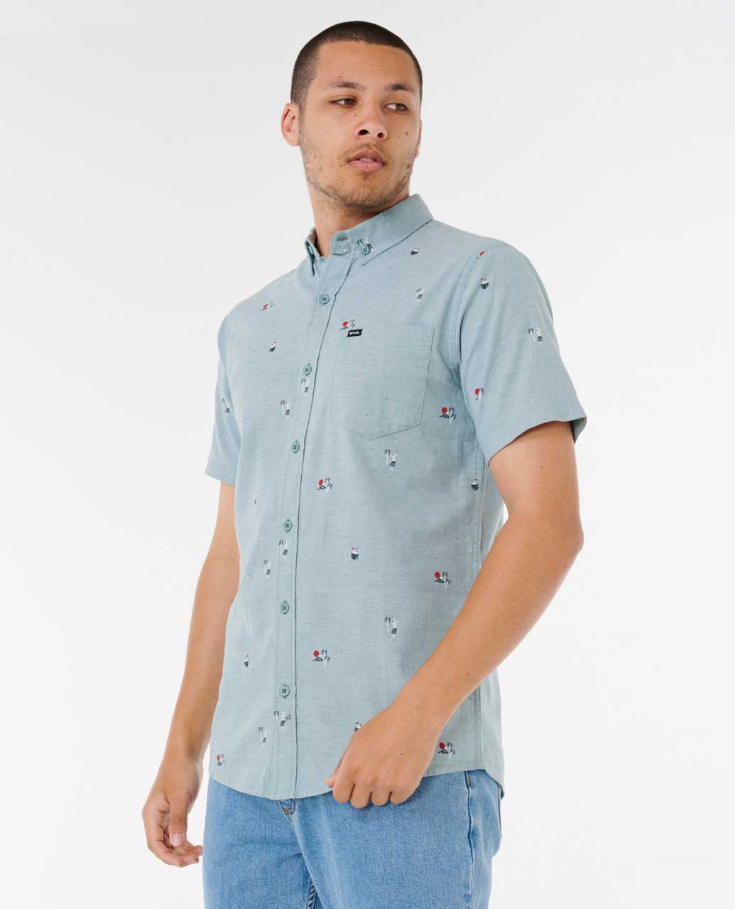 Rip Curl Men Skelly Breach Short Sleeve Shirt