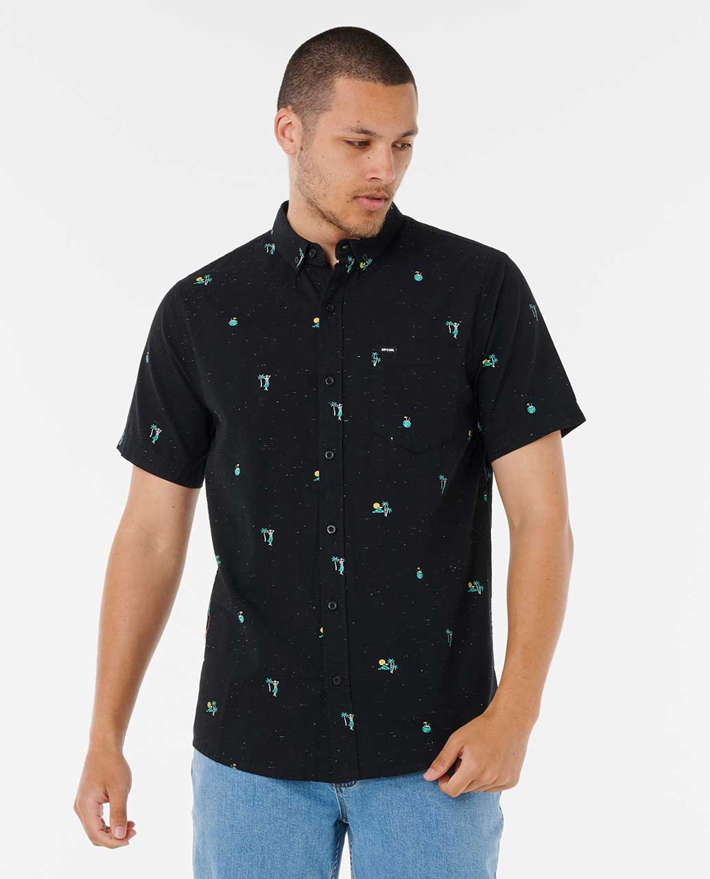 Rip Curl Men Skelly Breach Short Sleeve Shirt