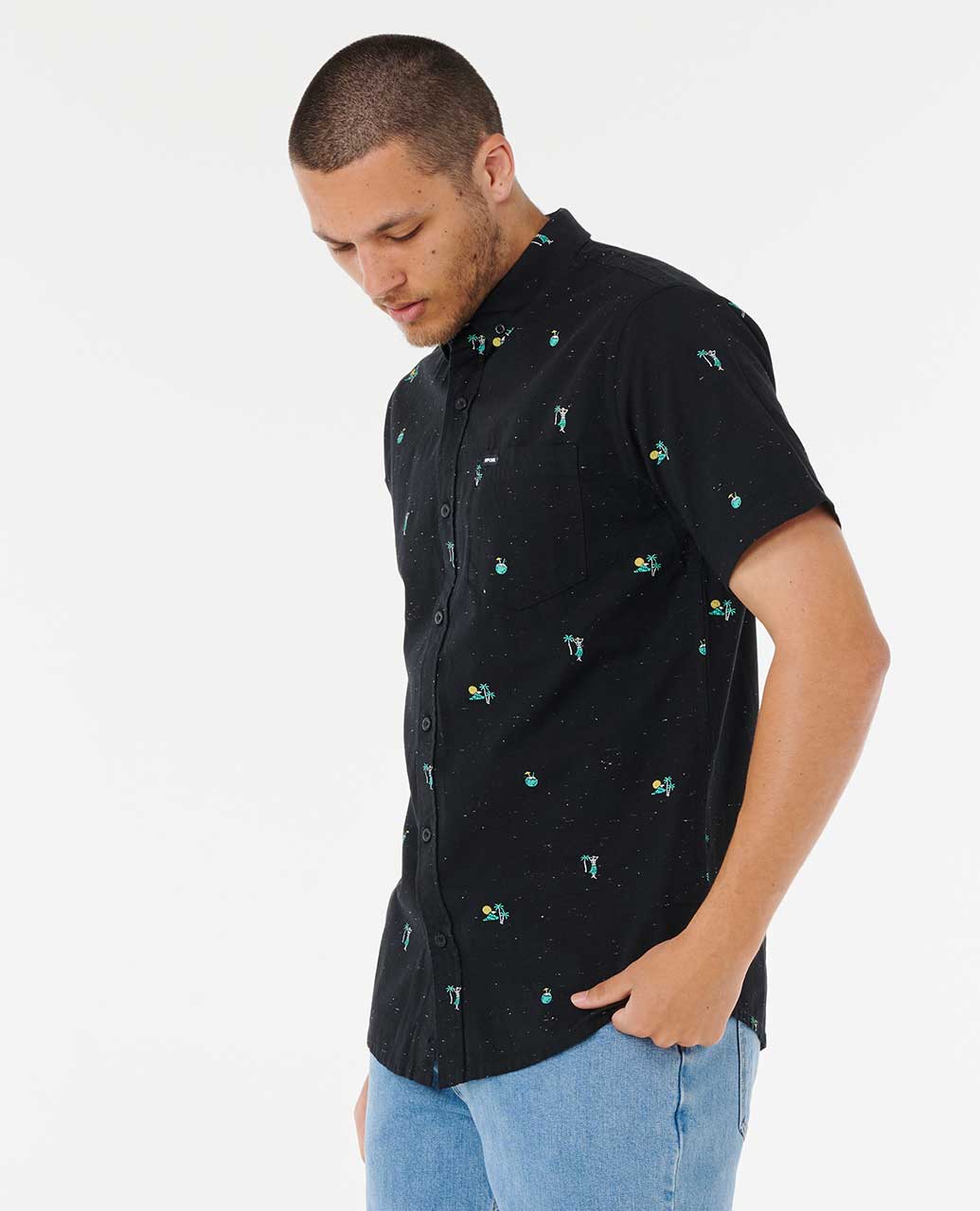 Rip Curl Men Skelly Breach Short Sleeve Shirt
