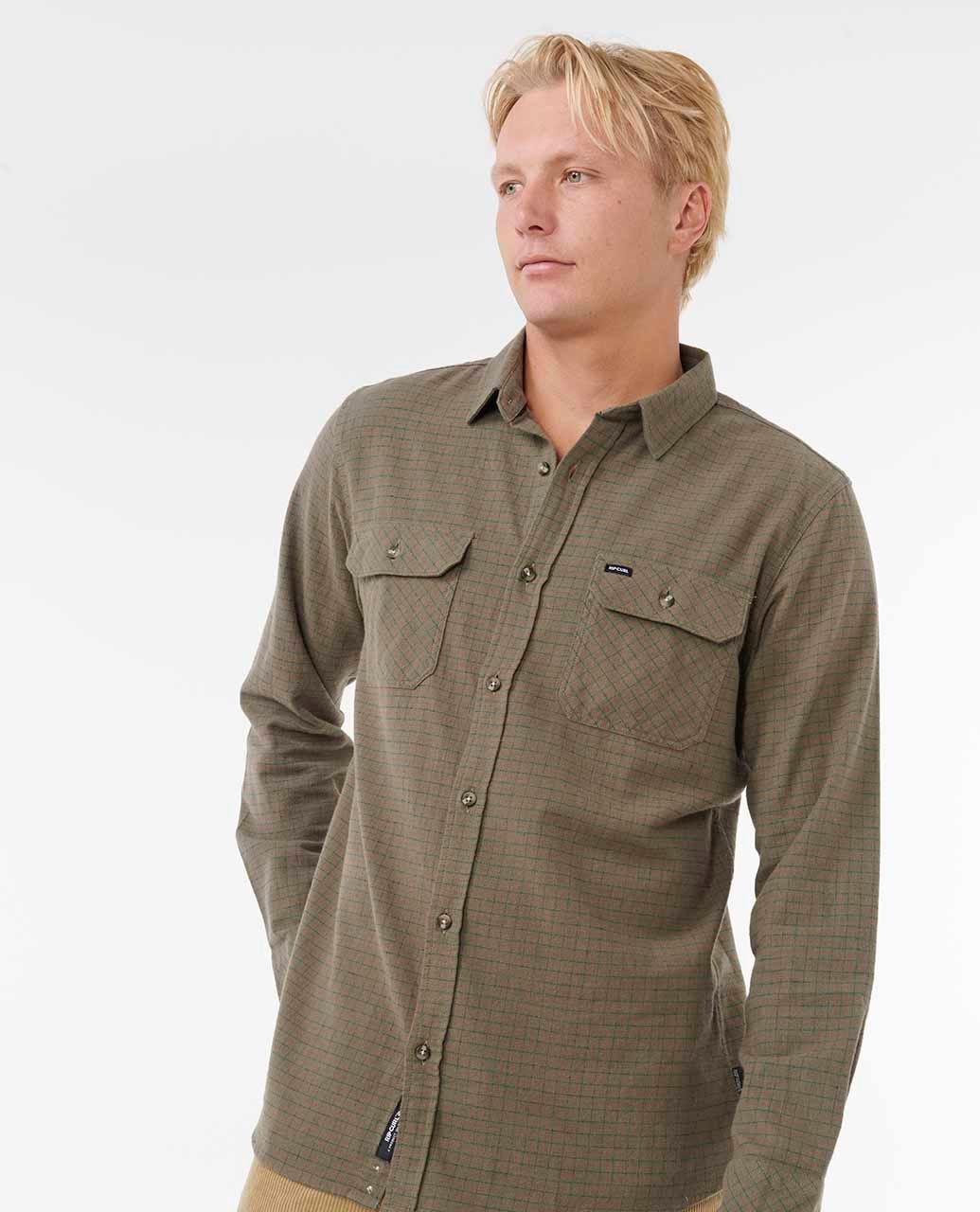 Rip Curl Men Classic Surf Checked In Flannel