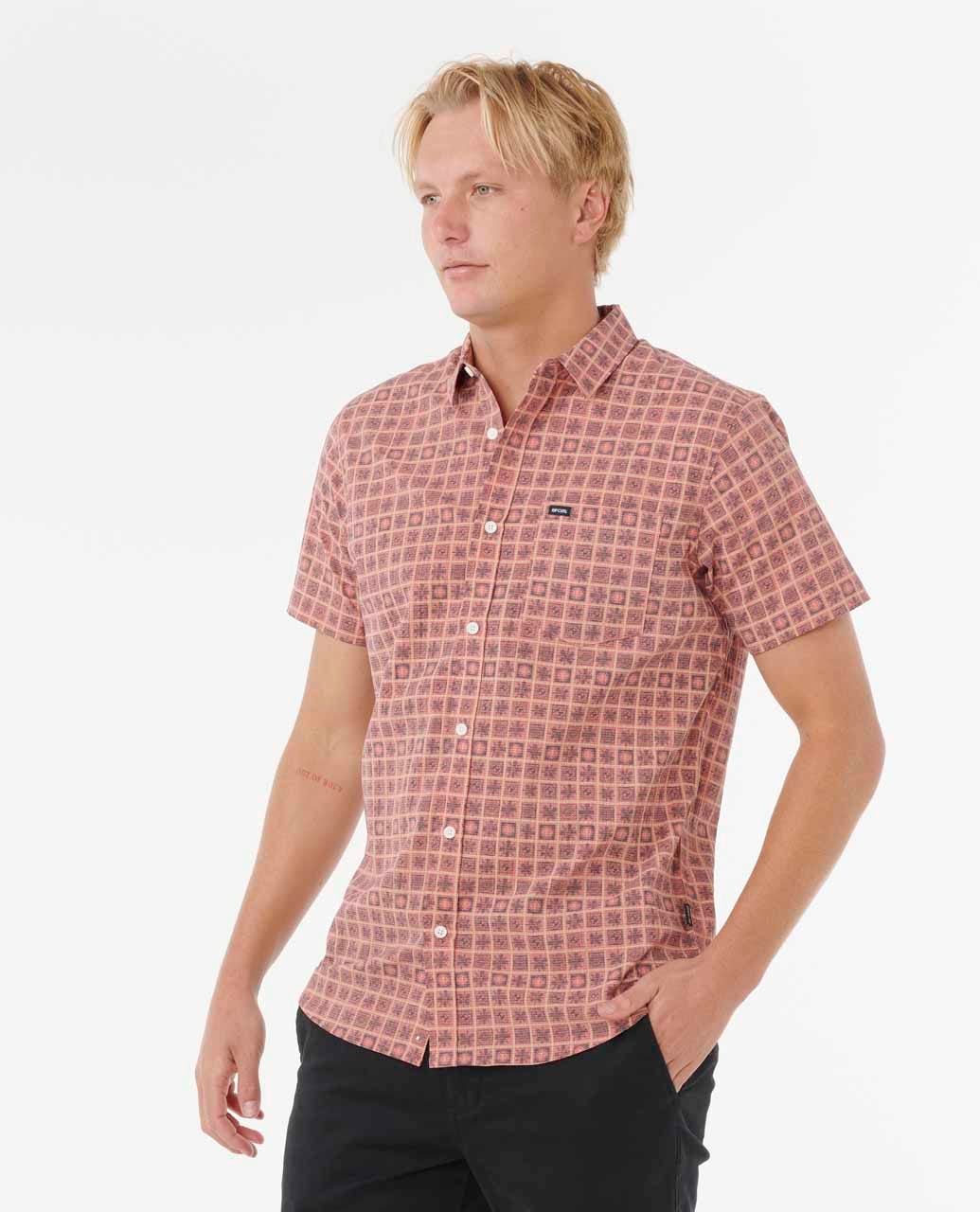 Rip Curl Men Fun Times Aerotech Short Sleeve Shirt
