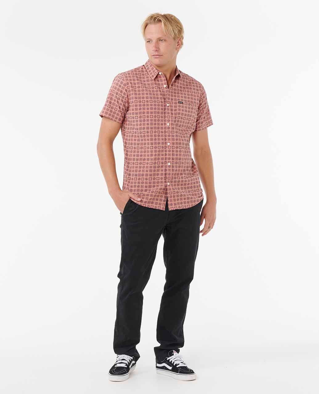 Rip Curl Men Fun Times Aerotech Short Sleeve Shirt