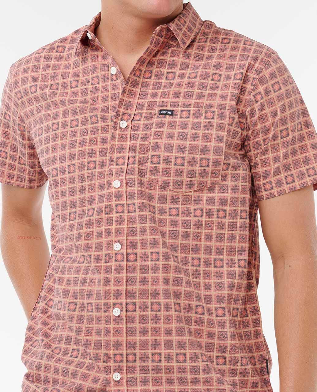 Rip Curl Men Fun Times Aerotech Short Sleeve Shirt