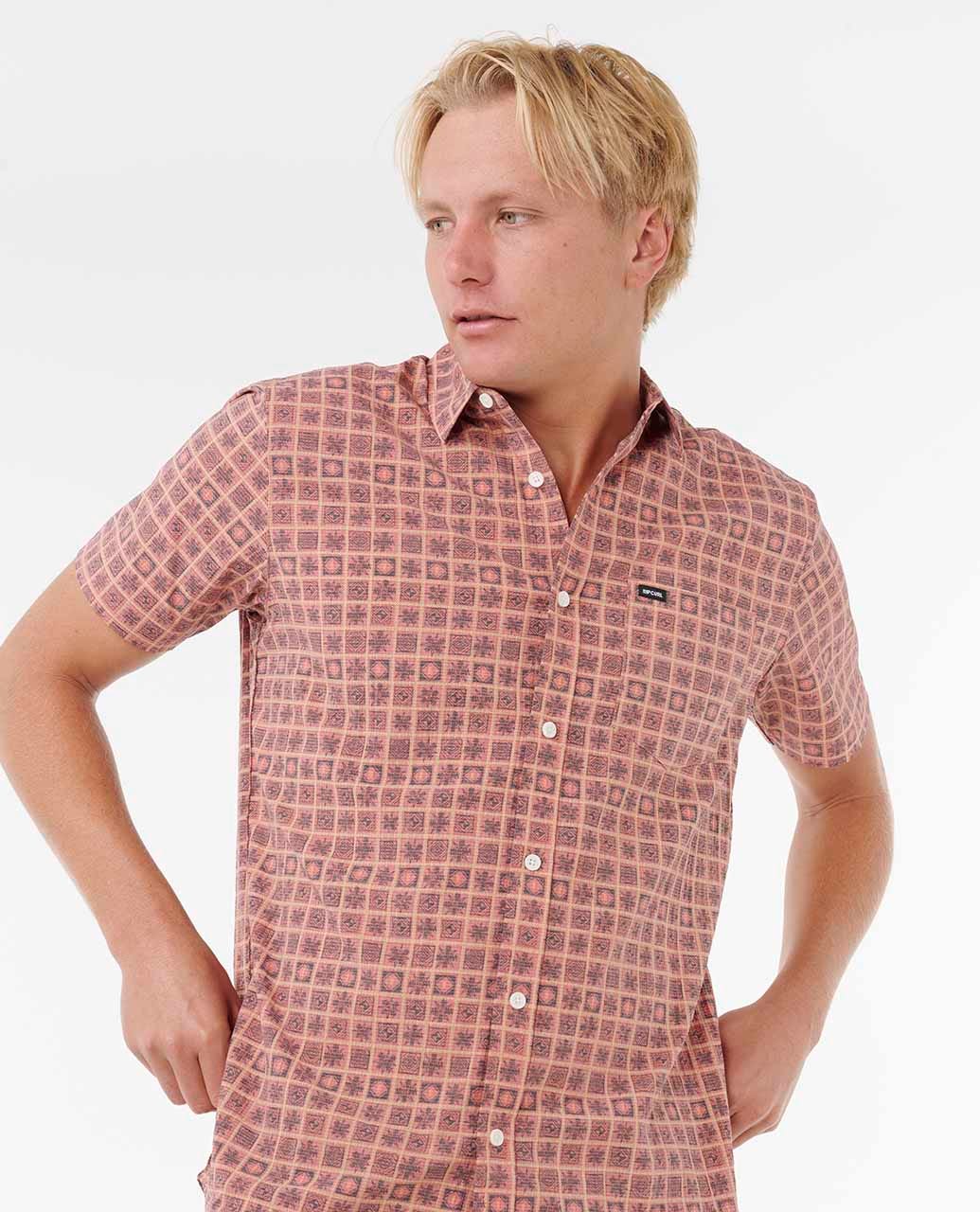Rip Curl Men Fun Times Aerotech Short Sleeve Shirt