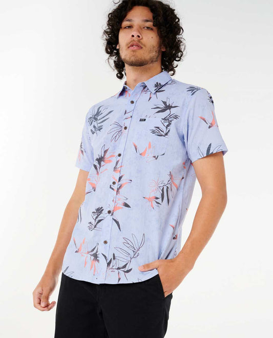 Rip Curl Men Heritage Floral Short Sleeve Shirt