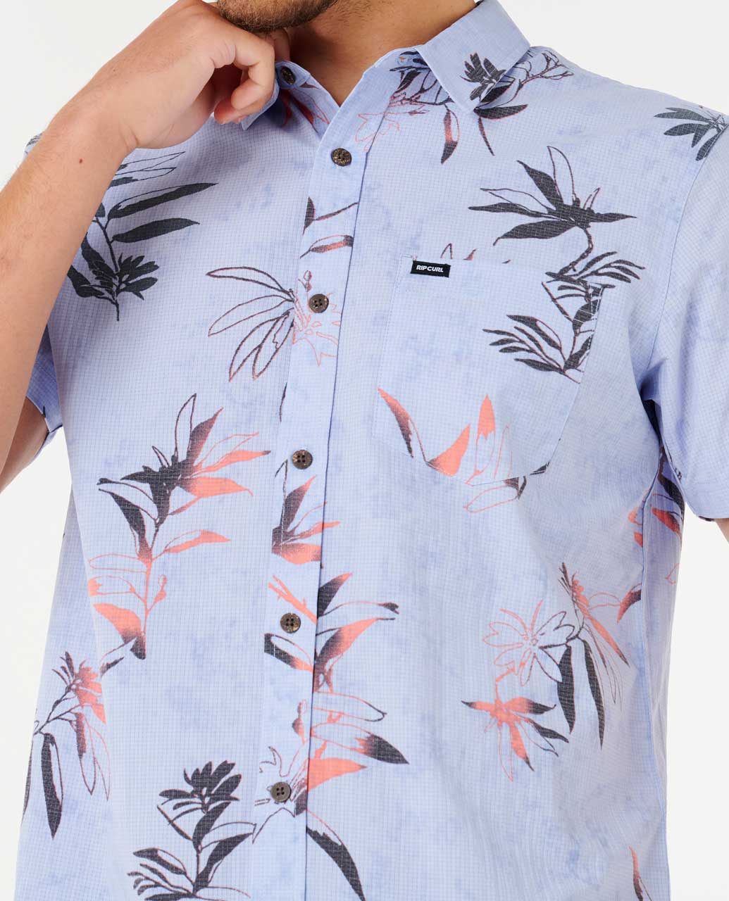Rip Curl Men Heritage Floral Short Sleeve Shirt