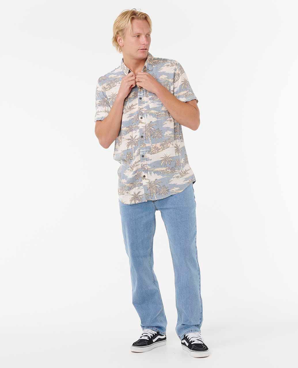 Rip Curl Men Dreamer Barrel Killa Short Sleeve Shirt