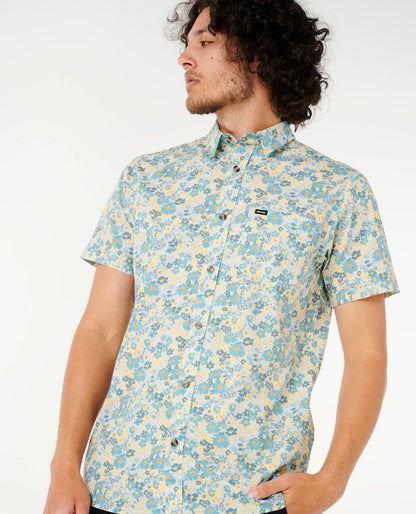 Rip Curl Men Fun Times Ditsy Short Sleeve Shirt