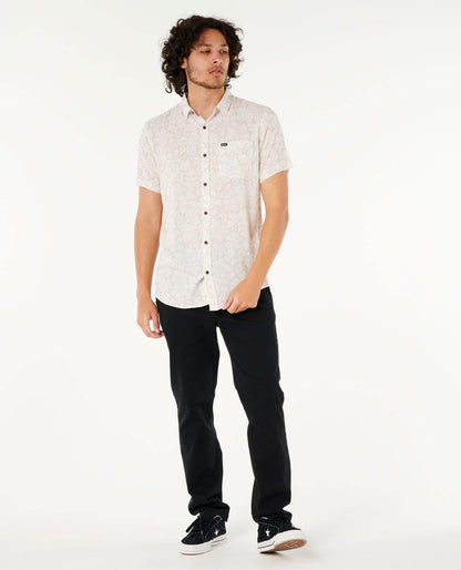 Rip Curl Men Fun Times Floral Short Sleeve Shirt