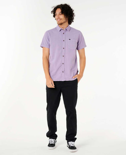 Rip Curl Men Classic Surf Washed Short Sleeve Shirt