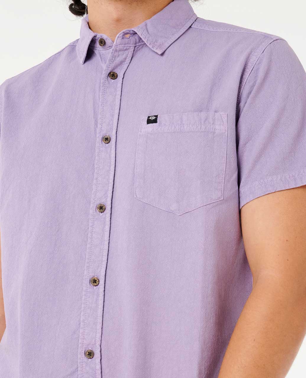 Rip Curl Men Classic Surf Washed Short Sleeve Shirt