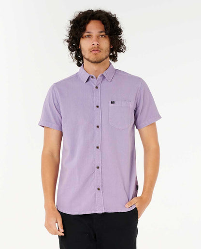 Rip Curl Men Classic Surf Washed Short Sleeve Shirt