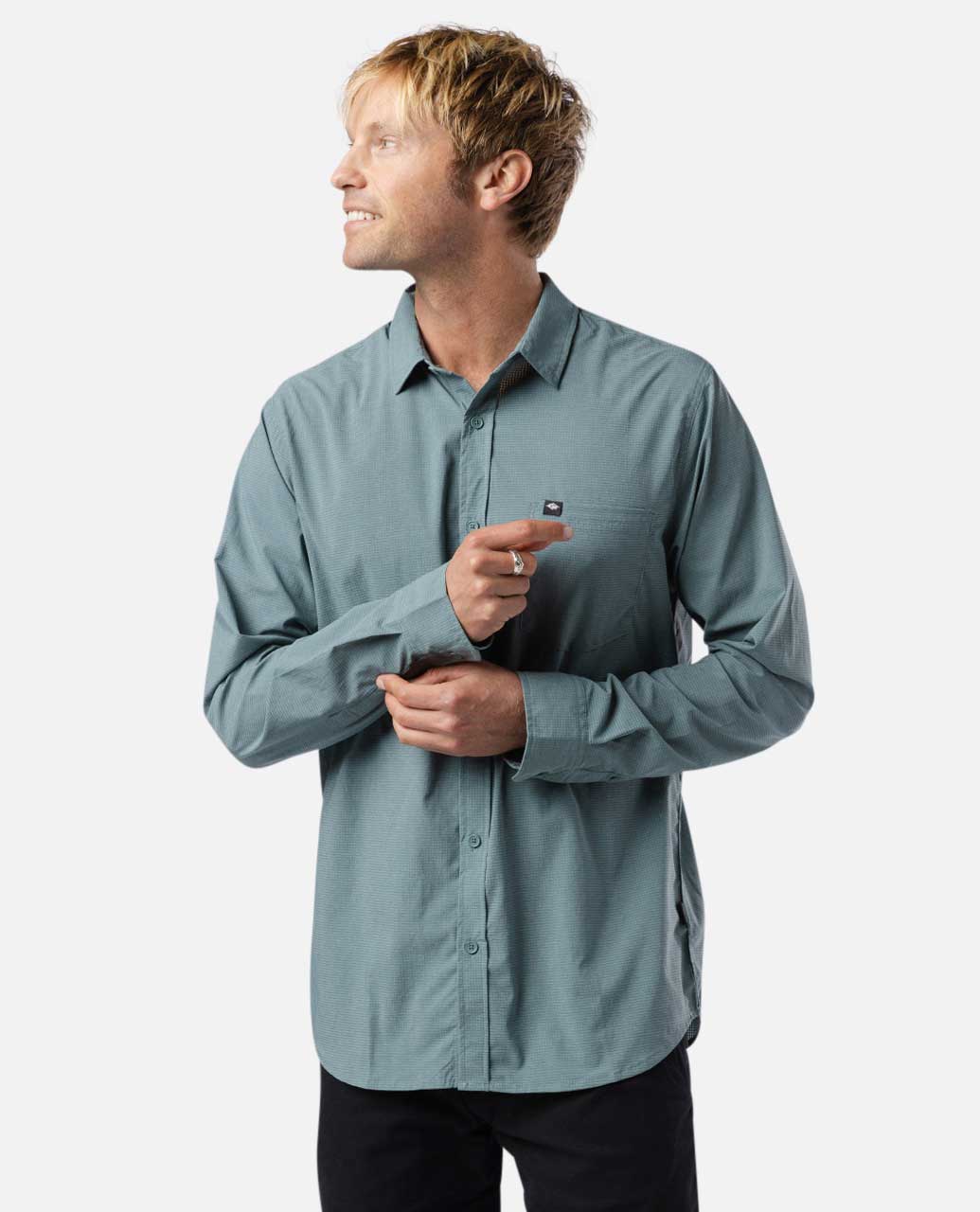 Rip Curl Men Classic Surf Tech Long Sleeve Shirt