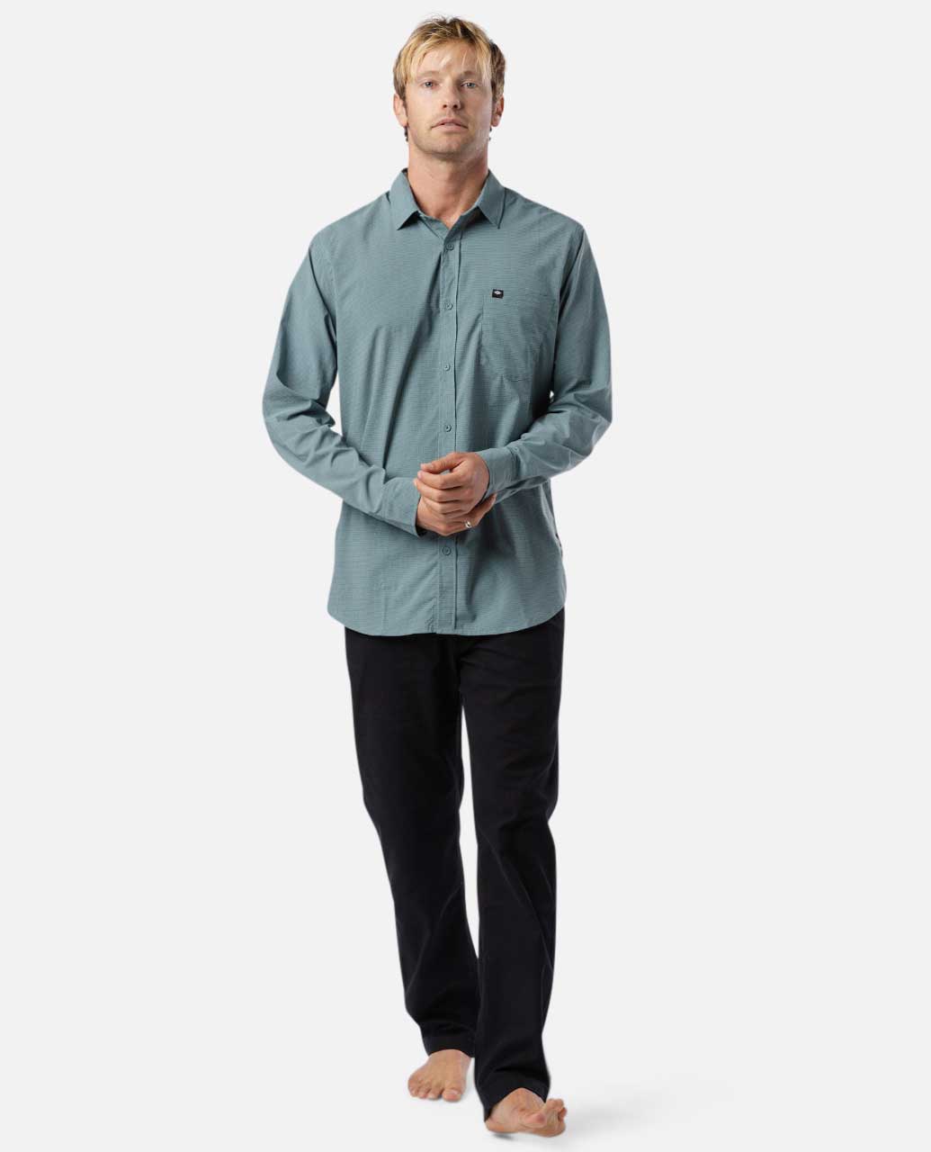 Rip Curl Men Classic Surf Tech Long Sleeve Shirt