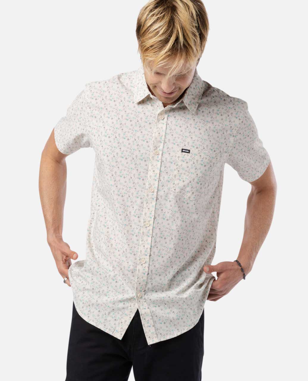 Rip Curl Men Fun Times Tech Short Sleeve Shirt