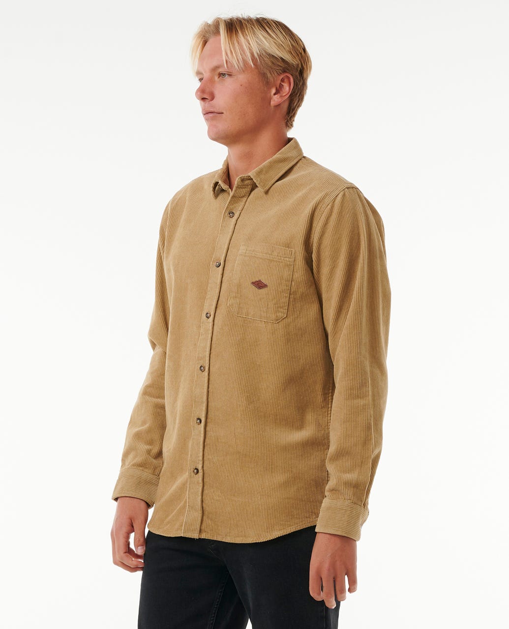 Rip Curl Men Classic Surf Cord Long Sleeve Shirt