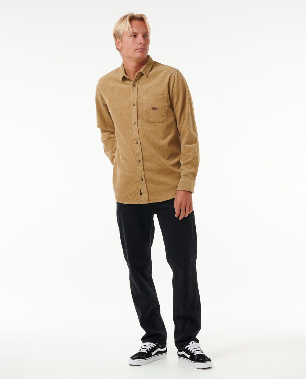 Rip Curl Men Classic Surf Cord Long Sleeve Shirt