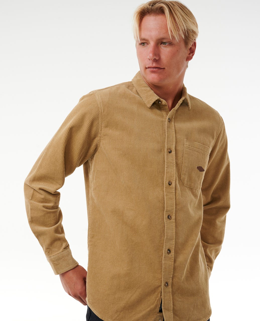 Rip Curl Men Classic Surf Cord Long Sleeve Shirt