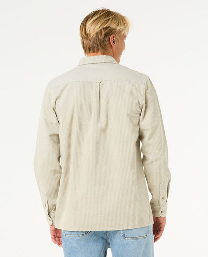 Rip Curl Men Raw Energy Cord Long Sleeve Shirt