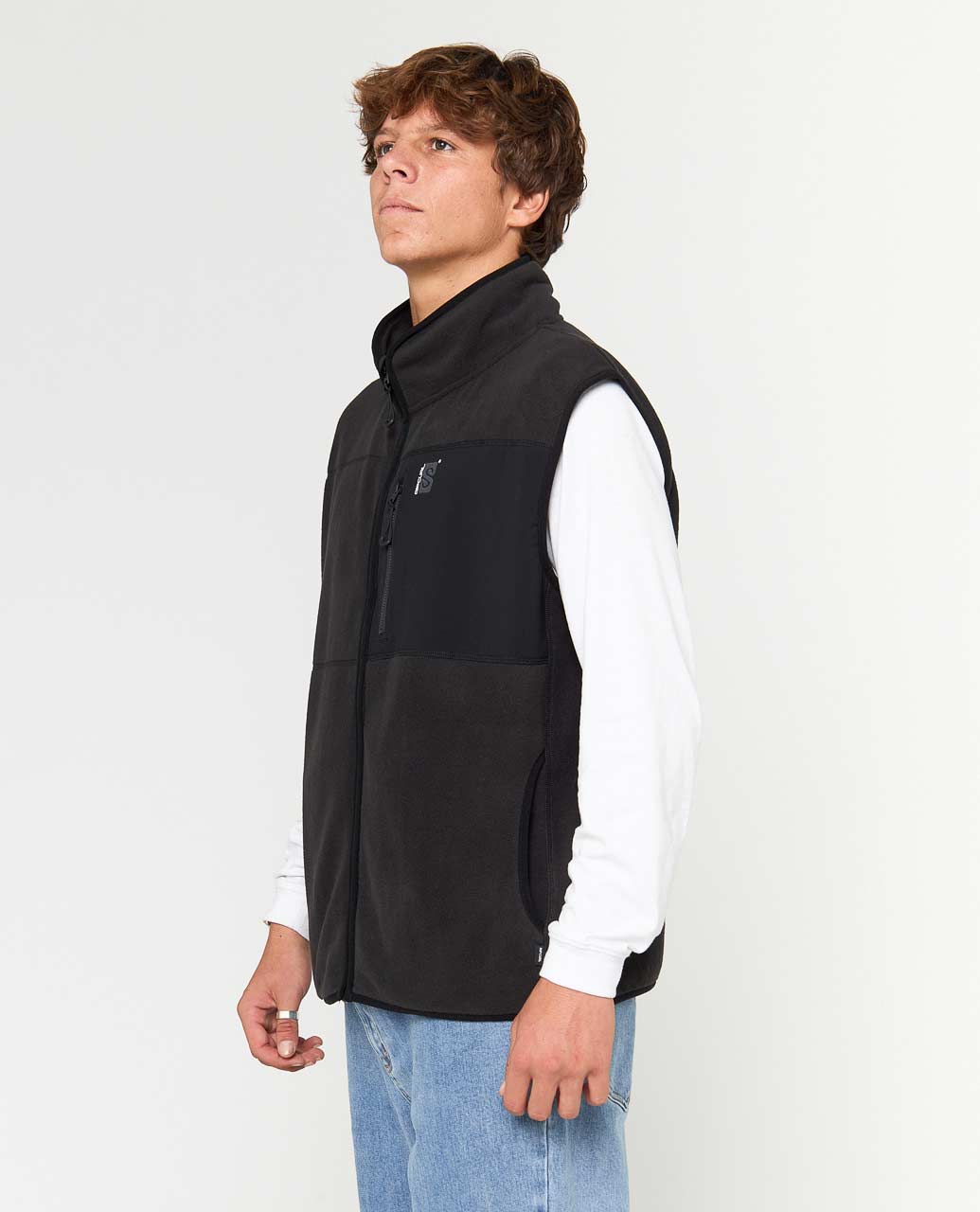 Rip Curl Men Search Polar Fleece Vest