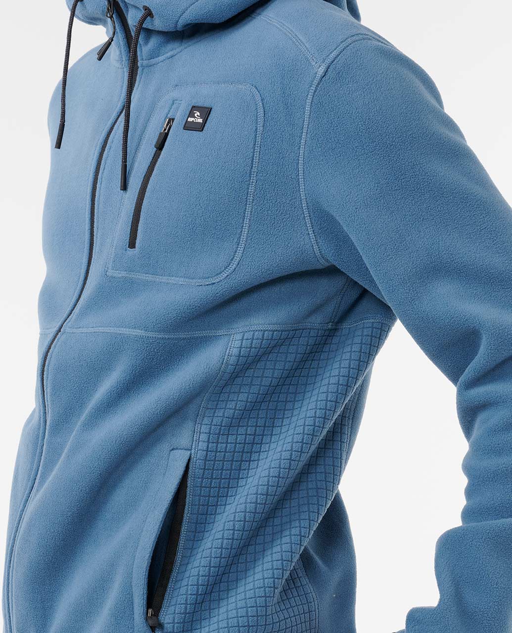 Rip Curl Men Departed Polar Fleece Zip Through Jacket